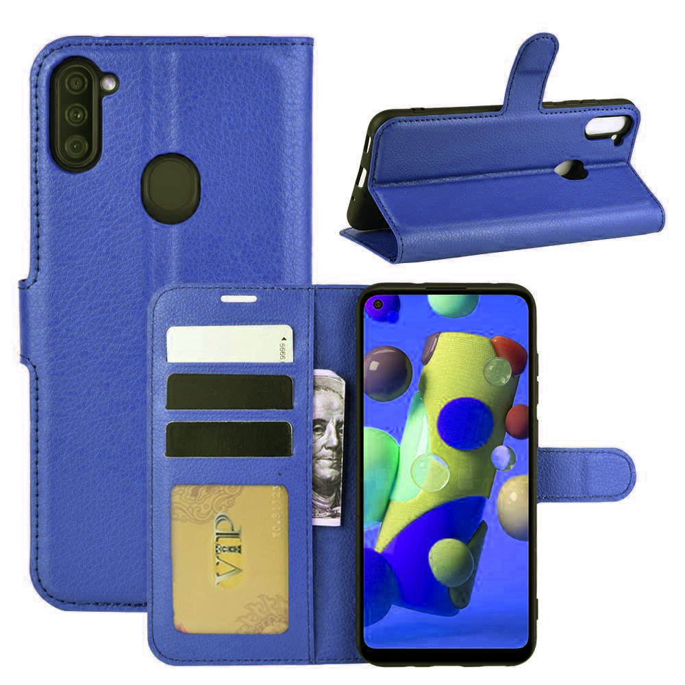 Leather Folio Wallet Case for Samsung Galaxy A11 Leather Folio Wallet Case for Samsung Galaxy A11